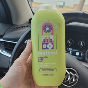 Method Limited Edition Body Wash 532ml New Bottle Cucumber Melon Plum